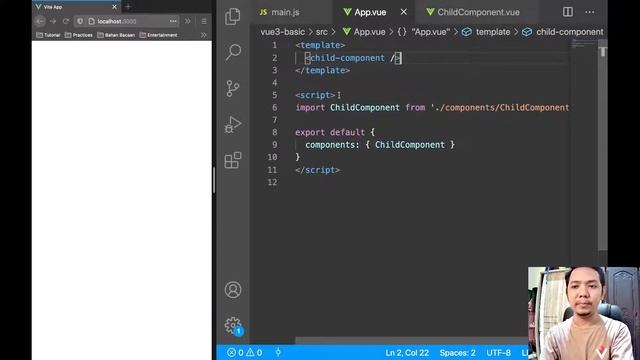 Vue 3 Dasar #7: Component Sederhana - Indonesian смотреть онлайн