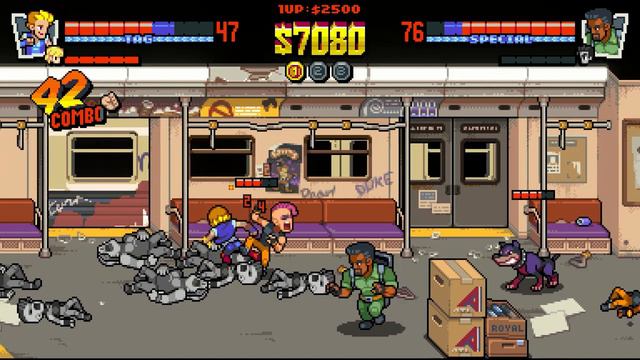 Double Dragon Gaiden - Rise Of The Dragons | Прохождение игры-6 (Вдвоем) смотреть онлайн