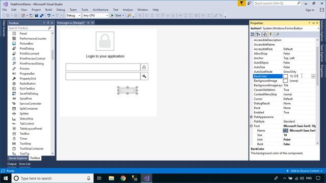 C# Tutorial - Fade Effect on Form Closing in WinForms | FoxLearn смотреть онлайн