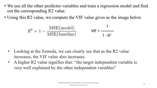 Lecture-39: Multicollinearity & VIF (Variance Inflation Factor) смотреть онлайн