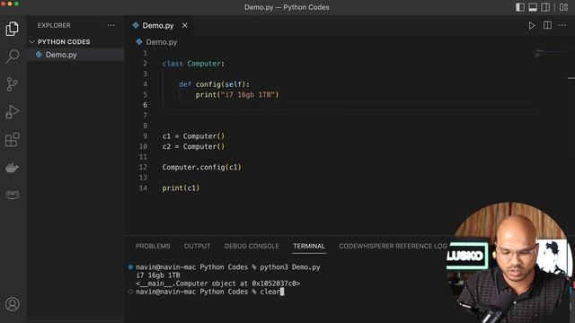 Method in a Class | Python | Hindi смотреть онлайн