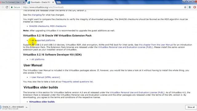 Virtual Box Extension Pack смотреть онлайн