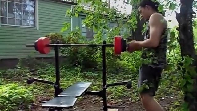 Сгибание на бицепс штанги 59 кг смотреть онлайн