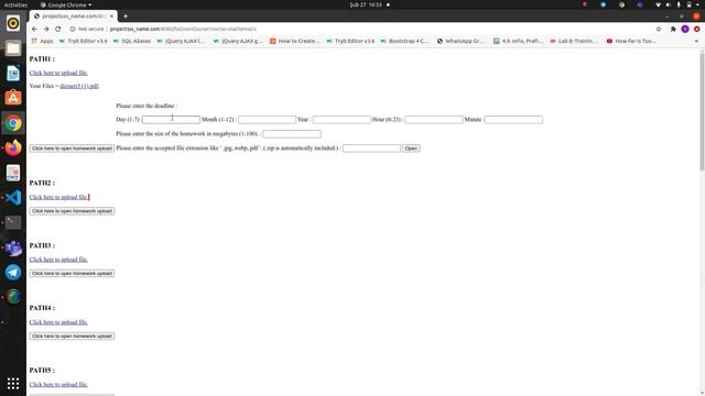 Collge course portal demo with laravel 8.x and dropzone.js смотреть онлайн