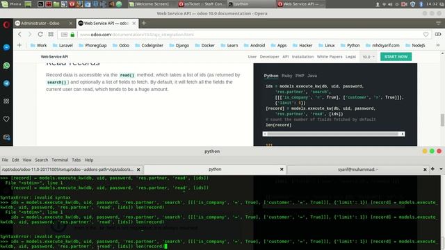 How to use Web Service Odoo 11 with XML RPC and Python Script смотреть онлайн