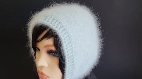 Как связать чепчик для взрослого / HOW TO KNIT BONNET Adult