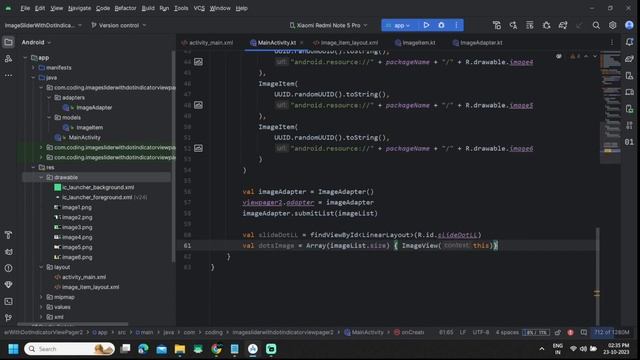 Implement Image Slider With Dots Indicator using Viewpager2 without Library in Android Studio Kotli смотреть онлайн