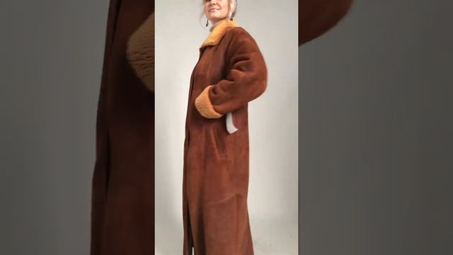 Дубленка женская длинная 11500 ₽ в очень хорошем состоянии р.50 /10601/ смотреть онлайн