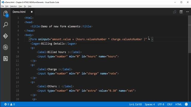 HTML 5 - Chapter 5 -HTML 5 new form elements datalist, output, keygen and meter смотреть онлайн