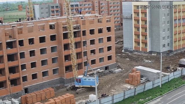 Гусеничные краны МКГ. Работа кранов. МКГ-25БР/МКГ-25.01. смотреть онлайн