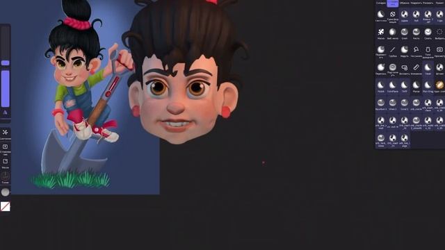 Создание персонажа-ОТ скеча до 3Д/ Nomad Sculpt |Tutorial Sculpt On The iPad | Nomad Sculpt смотреть онлайн