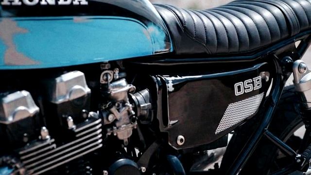 Custom 1999 Honda CB750 Seven Fifty Lady Blue By  Octopus Soul Bike - OSB Via Inazuma Caferacer