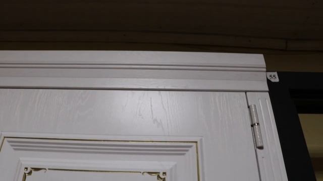 Дверь панель-панель объемные Д-604 с патиной с МДФ-наличником-капитель фрезерованым смотреть онлайн