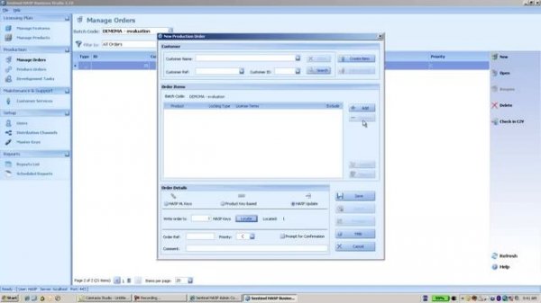 Sentinel Support - How to clear Sentinel HASP key before the license update