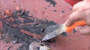 Как быстро и легко снять старую краску с металла. С помощью газовой горелки.