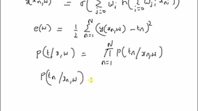 Training neural network: maximum likelihood vs. minimum error смотреть онлайн