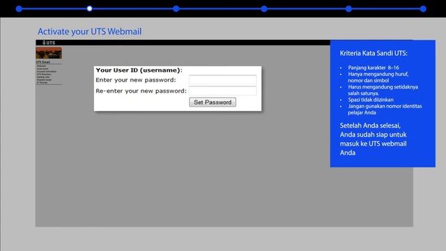 How to activate your UTS webmail (Bahasa subtitles) смотреть онлайн