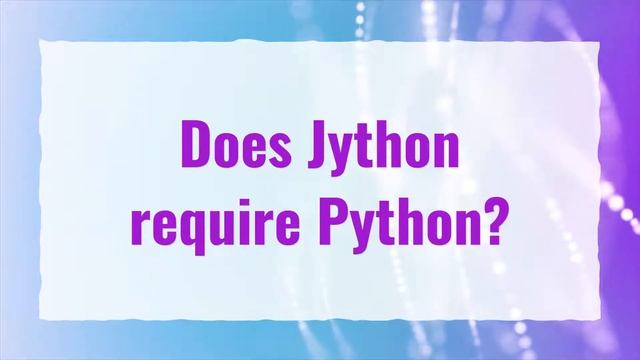 Does Jython support Python 3? смотреть онлайн