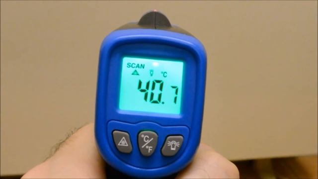 HoldPeak HP-981B Laser Infrared Thermometer - Demonstration (Storage heater) смотреть онлайн