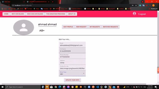 Blood Donation project with (React, ReactHooks, Node.js, MongoDB) смотреть онлайн