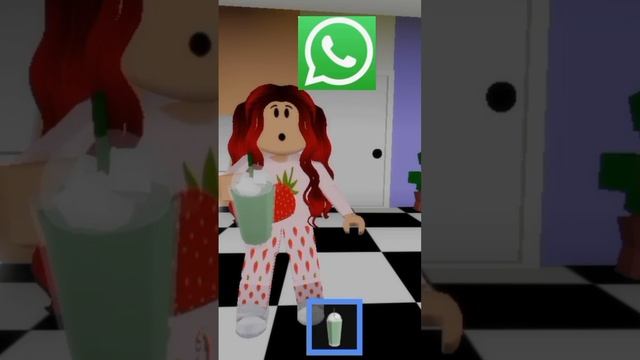 O suco do WhatsApp. #roblox #brookhaven #viral #whatsapp смотреть онлайн