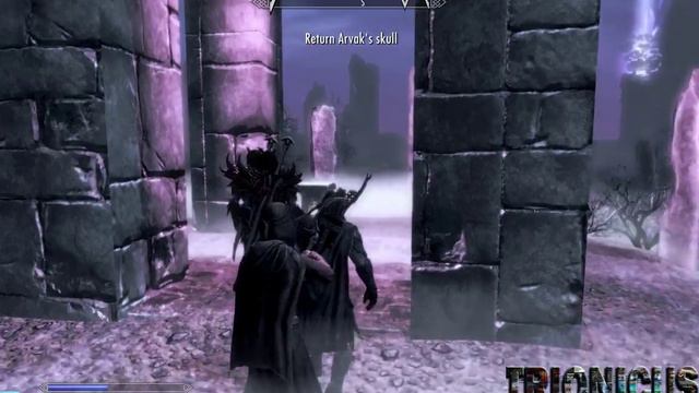 Skyrim: Defeating The Boneyard Keepers And Getting Arvak The Undead Horse Mount Quest смотреть онлайн