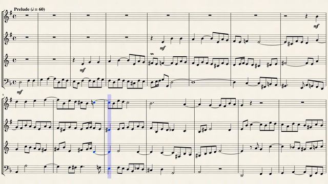 Fughetta: "Christum wir sollen loben schon" (BWV 696) for Brass Quartet смотреть онлайн