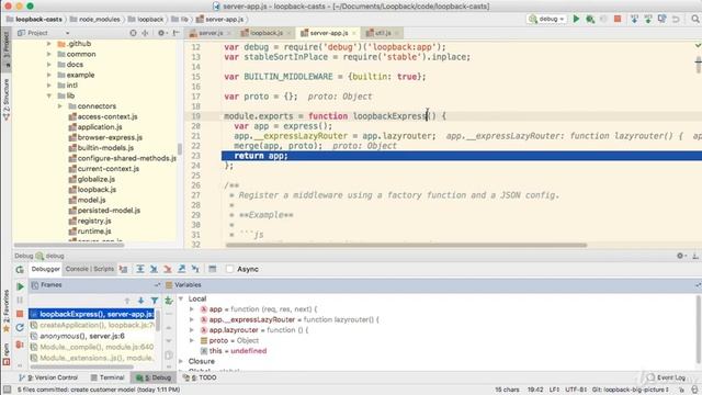 Node.Js: REST APIs Development with Loopback : Understanding Loopback Application смотреть онлайн