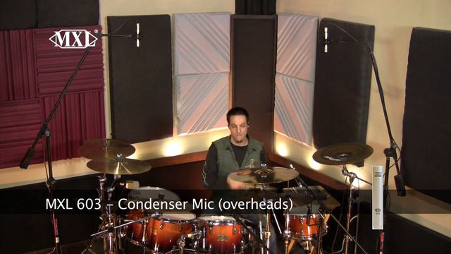 MXL 603 - SP Drum Overheads Demo 1080.mov смотреть онлайн