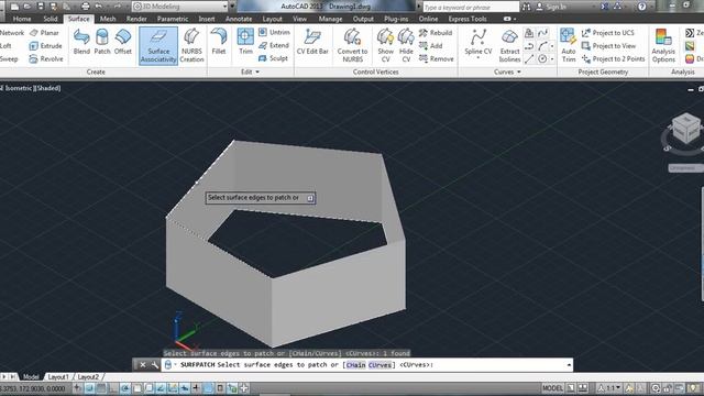 Introduction to Surface Patch in Autocad смотреть онлайн