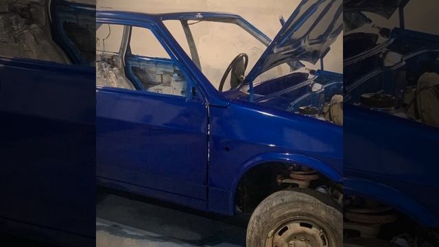 ваз 2109 синяя весь процесс создания пушки)) смотреть онлайн