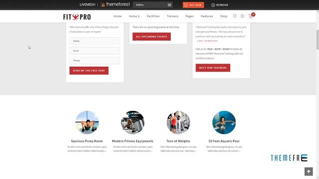 FitPro - Events Fitness Gym Sports WordPress Theme Kyle Meade смотреть онлайн