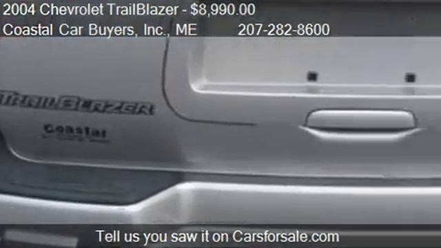 2004 Chevrolet TrailBlazer LS - for sale in Arundel, ME 0404 смотреть онлайн
