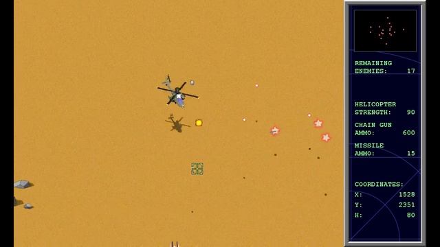 Desert Thunderhawk - A Real American Helicopter (Pygame Zero/Python): Game Demo смотреть онлайн