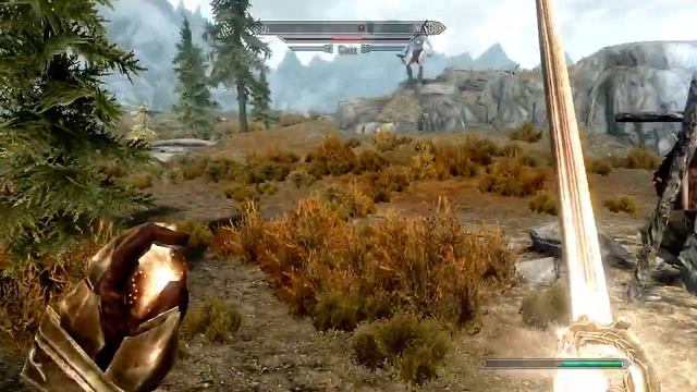 Skyrim | Serana Vs Giant смотреть онлайн