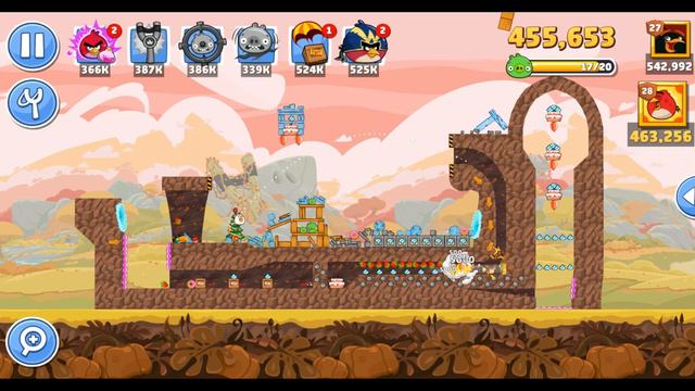 Angry Birds Friends All Levels Tournament 1300 Highscore POWER-UP walkthrough смотреть онлайн
