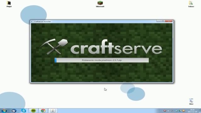 Launcher Minecraft'a od Craftserve specjalnie pod serwery z modami смотреть онлайн