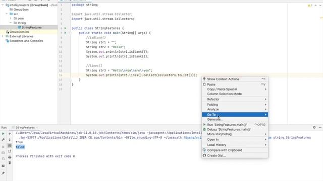 Java11 String Features смотреть онлайн