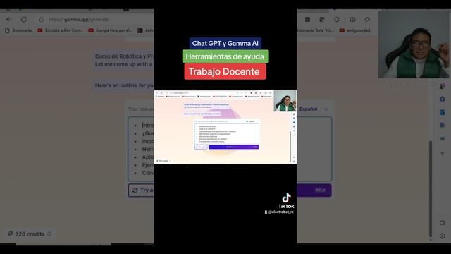 Utilizando Chat GPT y Gamma AI como herramienta de ayuda al trabajo de los docentes смотреть онлайн