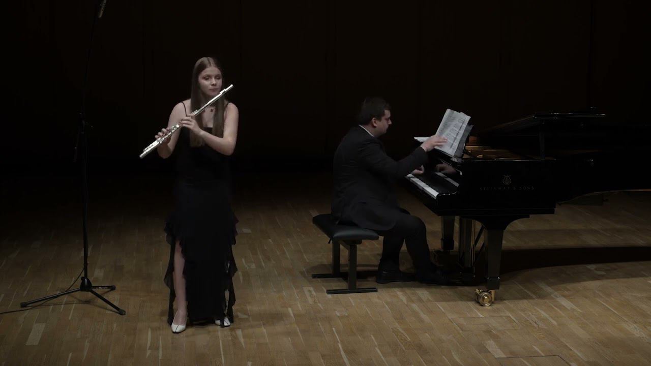 Д. Энеску. Кантабиле и Престо. Исполняет Таисия Попок (флейта), Антон Коршаков (фортепьяно) смотреть онлайн