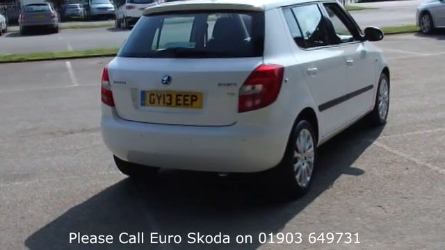 GY13EEP Skoda Fabia 1.2 TSI (105 BHP) Elegance DSG 1.2l EURO SKODA WORTHING смотреть онлайн