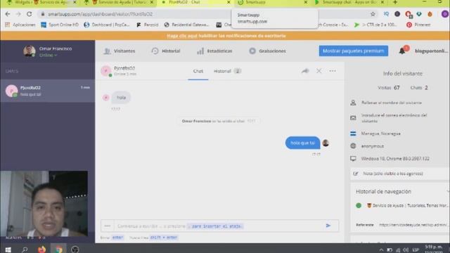 ⚠️ Instalar Chat EN VIVO en WordPress 2020 (GRATIS y SIN PLUGINS) ?? 【 SMARTUPP 2020 】 смотреть онлайн