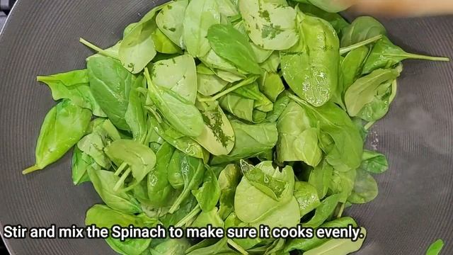 Sautéed Spinach | How To Cook Spinach With Olive Oil, Butter, And Garlic | Quick Recipe