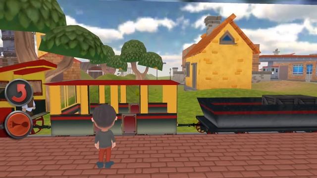3D Train For Kids - Free Train Game смотреть онлайн