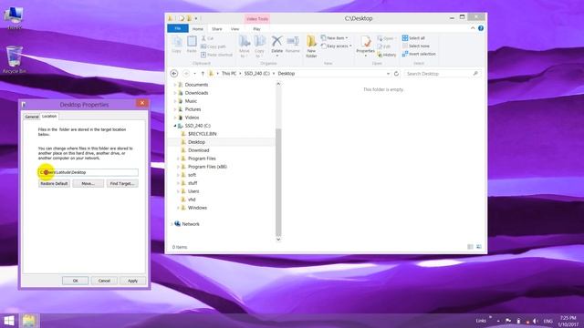 How to fix "Location is not available" error (Desktop folder) смотреть онлайн