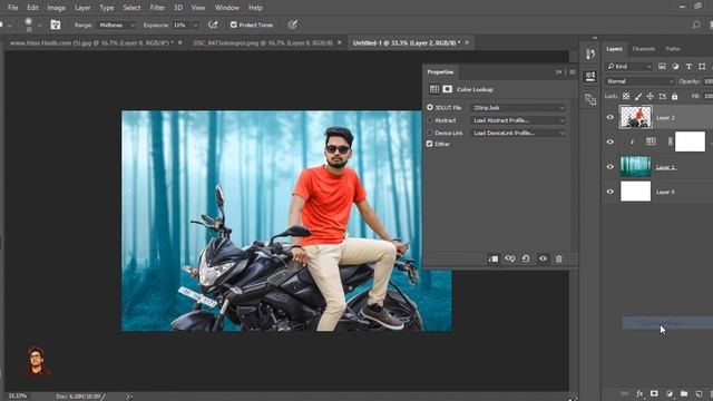 SOFT BLUE LIGHT EFFECT PHOTOSHOP CC 2017 TUTORIAL [ PINTU JACKSON ] смотреть онлайн
