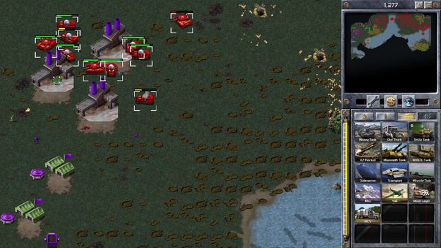 Command & Conquer Remastered | Red Alert 1 | (7 vs 1 Gameplay) смотреть онлайн