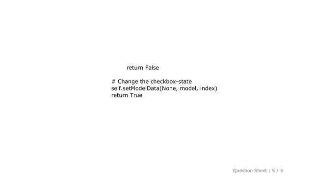 Pandas : PyQt - Column of Checkboxes in a QTableView смотреть онлайн