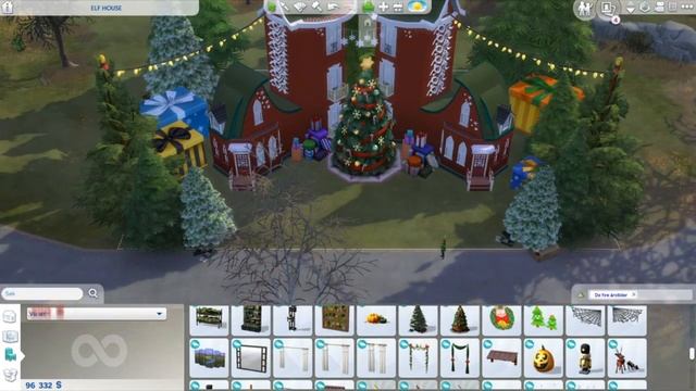 Santa's little helpers workplace // The Sims 4 // Speed build смотреть онлайн