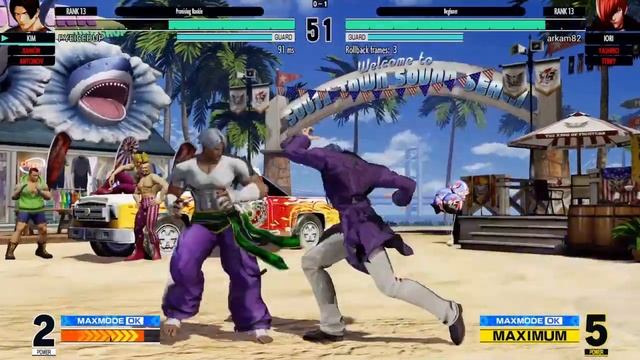 Kim Kaphwan goes online! With Ramon and Antonov the legend ^^ [King of Fighters15] смотреть онлайн
